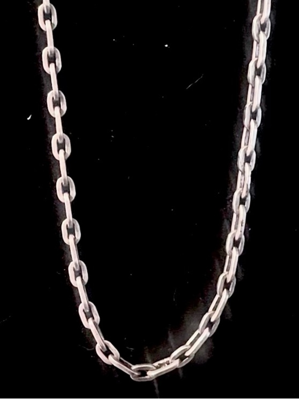 Solid 925 Silver Cartier Style Chunky Anchor Link Toggle Chain Necklace 20"
